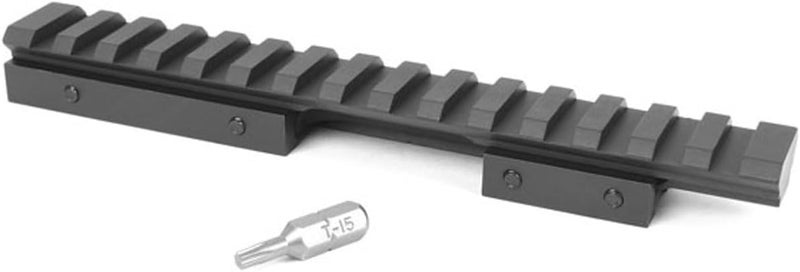 EGW HD CZ 457 Picatinny Rail Scope Mount – 0 MOA, CNC Machined 7075‑T6 Aluminum, Matte Black, Made in USA, Includes Mounting Hardware. Clamp On Base for 11MM Dovetail - Image 2